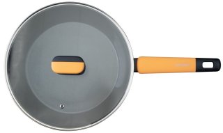 FM Wok serpenyő üvegfedővel 28 cm Soft Collection