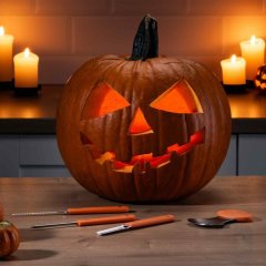 ZENKER Tökfaragó készlet 4 részes Happy Halloween