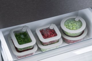 CHEFKOCH trifft Fackelmann Üveg ételtároló kerek 400 ml