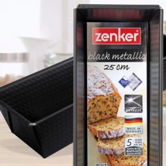 ZENKER BLACK METALLIC Királytortaforma 25 cm
