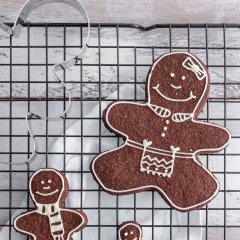 DR OETKER 3 db Karácsonyi emberke süteménykiszúró White Christmas