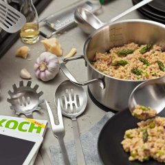 CHEFKOCH trifft Fackelmann Tálalókanál 32 cm Berlin